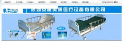 陜西安康美*醫療設備有限公司網站建設有創意的主題設計